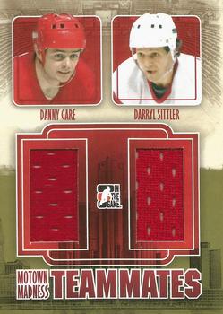 2012-13 In The Game Motown Madness - Teammates Jerseys #TM-19 Danny Gare / Darryl Sittler Front