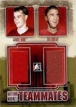 2012-13 In The Game Motown Madness - Teammates Jerseys #TM-21 Gordie Howe / Ted Lindsay Front