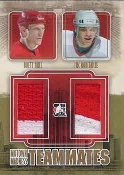 2012-13 In The Game Motown Madness - Teammates Jerseys Gold #TM-12 Brett Hull / Luc Robitaille Front