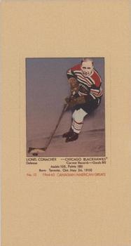 1994-95 Parkhurst Tall Boys 1964-65 - Canadian/American Greats #12 Lionel Conacher Front