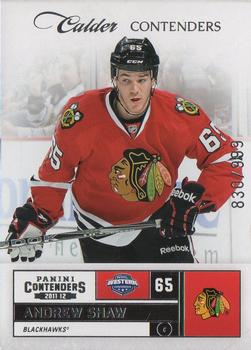 2011-12 Panini Rookie Anthology - Contenders Calder Contenders #261 Andrew Shaw Front