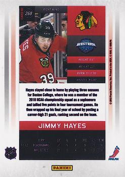 2011-12 Panini Rookie Anthology - Contenders Calder Contenders #268 Jimmy Hayes Back
