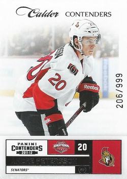 2011-12 Panini Rookie Anthology - Contenders Calder Contenders #278 Andre Petersson Front