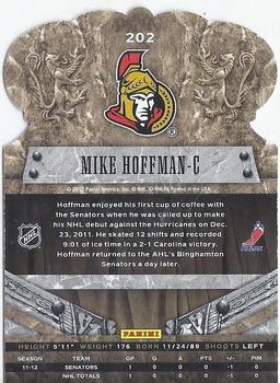 2011-12 Panini Rookie Anthology - Crown Royale Rookie Royalty #202 Mike Hoffman Back
