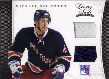 2011-12 Panini Rookie Anthology - Luxury Suite Combos #35 Michael Del Zotto Front
