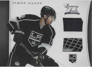 2011-12 Panini Rookie Anthology - Luxury Suite Combos #30 Simon Gagne Front