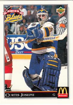 1993 Upper Deck McDonald's The Best of the Blues 1967-1992 #9 Curtis Joseph Front