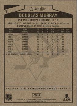 2013-14 O-Pee-Chee #7 Douglas Murray Back
