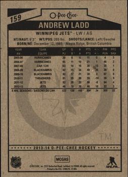 2013-14 O-Pee-Chee #159 Andrew Ladd Back