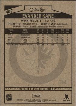 2013-14 O-Pee-Chee #407 Evander Kane Back