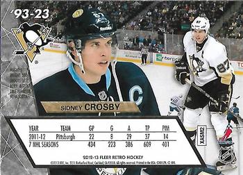 2012-13 Fleer Retro - 1993-94 Ultra #‘93-23 Sidney Crosby Back
