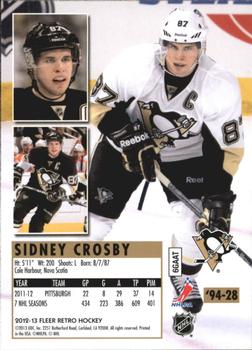 2012-13 Fleer Retro - 1994-95 Ultra #‘94-28 Sidney Crosby Back