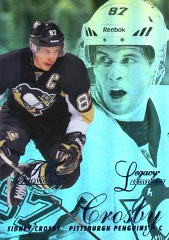 2012-13 Fleer Retro - Flair Showcase Row 2 Legacy Collection #14 Sidney Crosby Front