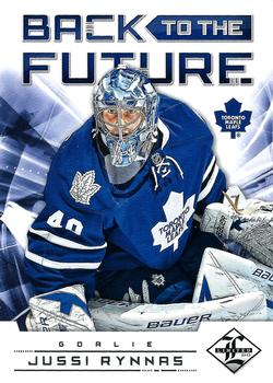 2012-13 Panini Limited - Back To The Future #BTF PR Felix Potvin / Jussi Rynnas Front