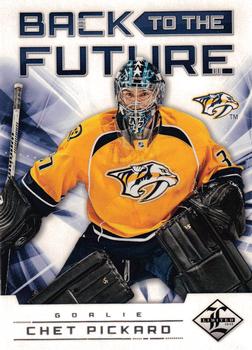 2012-13 Panini Limited - Back To The Future #BTF PR Chet Pickard / Pekka Rinne Front