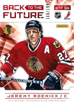 2012-13 Panini Limited - Back To The Future #BTF SR Andrew Shaw / Jeremy Roenick Back
