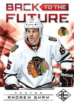 2012-13 Panini Limited - Back To The Future #BTF SR Andrew Shaw / Jeremy Roenick Front