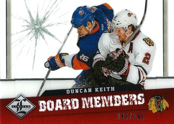 2012-13 Panini Limited - Board Members #BM-9 Duncan Keith Front