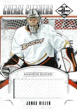 2012-13 Panini Limited - Crease Cleaners Jersey #CC-JH Jonas Hiller Front