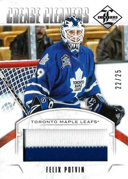 2012-13 Panini Limited - Crease Cleaners Jersey Prime #CC-FP Felix Potvin Front