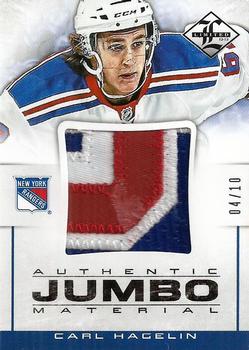 2012-13 Panini Limited - Jumbo Patch #JJ-CH Carl Hagelin Front