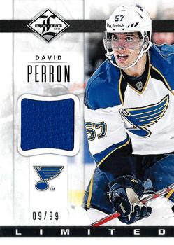 2012-13 Panini Limited - Limited Jersey #LJ-DP David Perron Front