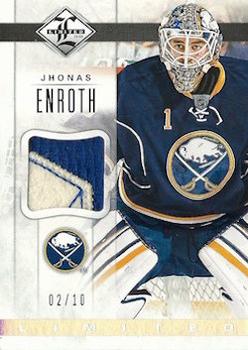 2012-13 Panini Limited - Limited Patches #LJ-EN Jhonas Enroth Front