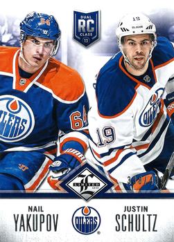 2012-13 Panini Limited - Rookie Redemption #R-EDM Nail Yakupov / Justin Schultz Front