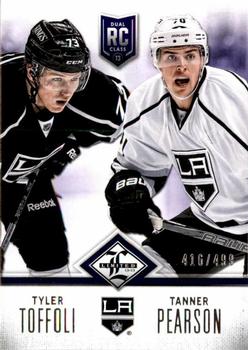 2012-13 Panini Limited - Rookie Redemption #R-LAK Tyler Toffoli / Tanner Pearson Front