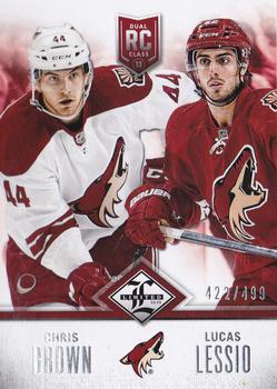 2012-13 Panini Limited - Rookie Redemption #R-PHX Chris Brown / Lucas Lessio Front