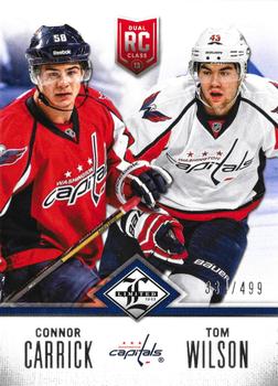 2012-13 Panini Limited - Rookie Redemption #R-WAS Connor Carrick / Tom Wilson Front
