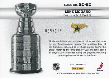 2012-13 Panini Limited - Stanley Cup Winners #SC-20 Mike Modano Back