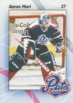 1996-97 Regina Pats (WHL) #10 Aaron Mori Front