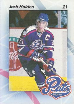 1996-97 Regina Pats (WHL) #1 Josh Holden Front