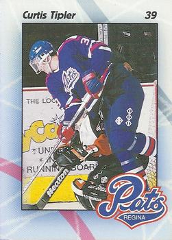1996-97 Regina Pats (WHL) #2 Curtis Tipler Front