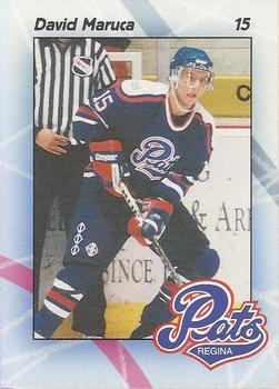 1996-97 Regina Pats (WHL) #5 David Maruca Front