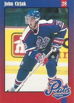 1997-98 Regina Pats (WHL) Police #10 John Cirjak Front
