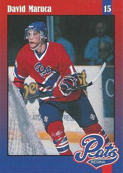 1997-98 Regina Pats (WHL) Police #13 David Maruca Front