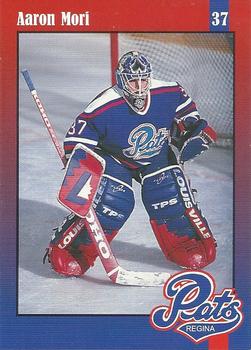 1997-98 Regina Pats (WHL) Police #23 Aaron Mori Front