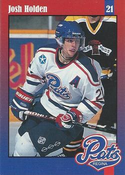 1997-98 Regina Pats (WHL) Police #25 Josh Holden Front