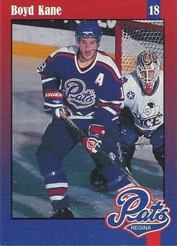 1997-98 Regina Pats (WHL) Police #3 Boyd Kane Front