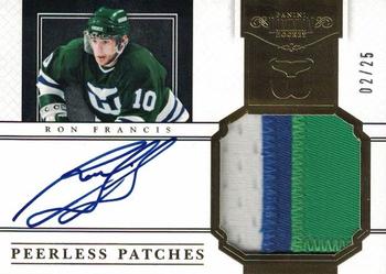 2011-12 Panini Dominion - Peerless Patches Autographs #40 Ron Francis Front
