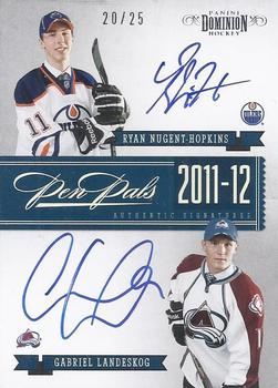 2011-12 Panini Dominion - RPS Pen Pals #NL Ryan Nugent-Hopkins / Gabriel Landeskog Front