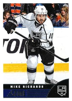 2013-14 Score #221 Mike Richards Front