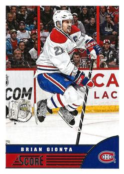 2013-14 Score #258 Brian Gionta Front