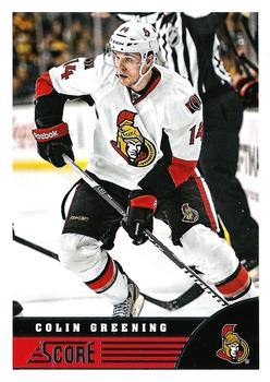2013-14 Score #352 Colin Greening Front