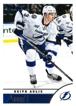 2013-14 Score #472 Keith Aulie Front