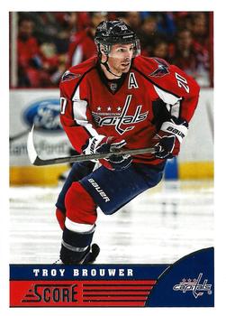 2013-14 Score #524 Troy Brouwer Front