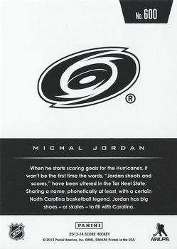 2013-14 Score #600 Michal Jordan Back