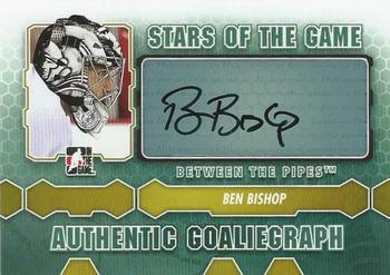 2012-13 In The Game Between The Pipes - Authentic Goaliegraphs #A-BBI Ben Bishop Front